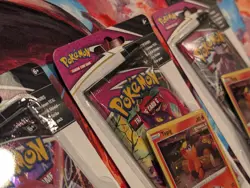 3 Packs Fusion Strike Tepig Blister Pokemon TCG Sword and Shield Blister Packs - Image 3