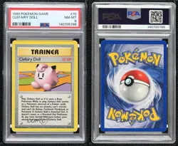 Clefairy Doll Pokemon Base Set PSA 8 1999 - Image 3