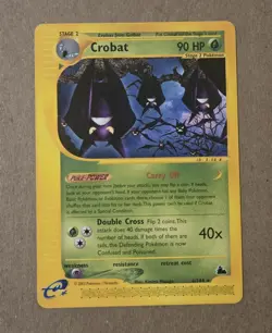 2003 Pokemon Crobat 6/144 Rare Skyridge Regular Base Non Holo Great Shape! - Image 1
