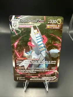 Pokemon Duraludon VMAX (Alternate Art Secret) 220/203 Evolving Skies Holo (NM) - Image 2