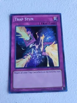 Yugioh Trap Stun AP02-EN013 (Super Rare) Unlimited #Y143 - Image 1