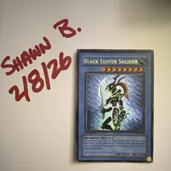 Konami Yu-Gi-Oh! Black Luster Soldier Black Luster Ritual SYE 1st Edition - Image 1