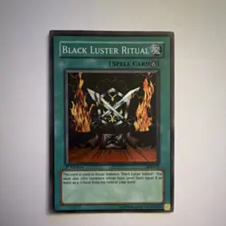 Konami Yu-Gi-Oh! Black Luster Soldier Black Luster Ritual SYE 1st Edition - Image 5