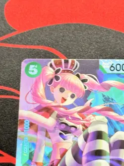 One Piece OP14-033 Perona SR OP14 The Azure Sea's Seven Foil English NM #4 - Image 3