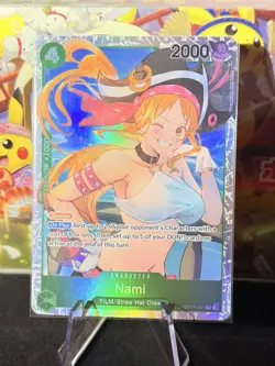 OP14-031 Nami SR One Piece OP14 The Azure Sea’s Seven English Near Mint #1 - Image 1