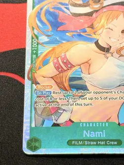 OP14-031 Nami SR One Piece OP14 The Azure Sea’s Seven English Near Mint #1 - Image 5