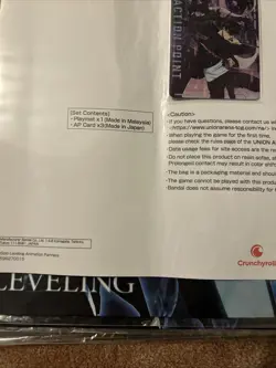 Union Arena Solo Leveling Playmat & Action Point Card Set Bandai Fest *IN HAND* - Image 4