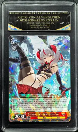 Weiss Schwarz Cards JPN. Azur Lane Otto Von Alvensleben S119-071 PCG 10 GEM-MT - Image 1