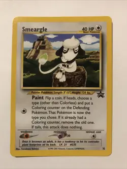 Smeargle #32 Black Star Promo WOTC Pokemon Card - Image 1