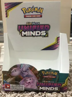 Pokemon Unified Minds Booster Box *EMPTY* Read Desc - No cards - Display Only - Image 1