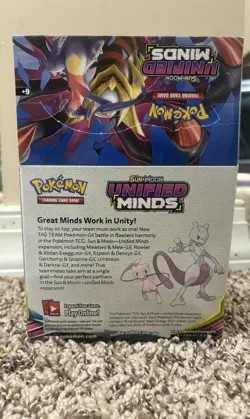 Pokemon Unified Minds Booster Box *EMPTY* Read Desc - No cards - Display Only - Image 2