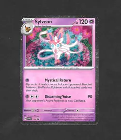 Sylveon SVP 172- Scarlet & Violet Black Star Promo Cosmos Holo Pokemon Card TCG - Image 1