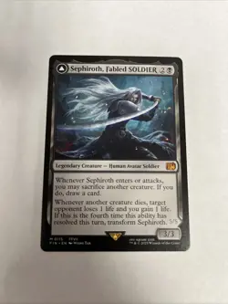 Sephiroth Fabled Soldier Nonfoil Card #0115 MTG LP - Image 1