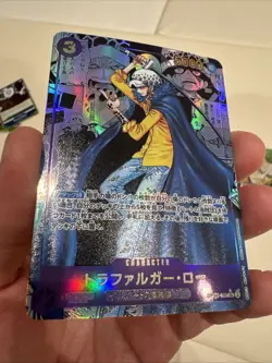 One Piece CCG Trafalgar Law Japanese Manga Alternate Art, OP05-069 Custom Card - Image 3