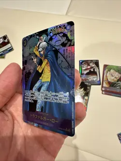 One Piece CCG Trafalgar Law Japanese Manga Alternate Art, OP05-069 Custom Card - Image 4