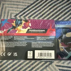 Pokemon TCG Collector Chest Sealed Box 6 Boosters 3 Foil Cards Lucario Coin - Image 3