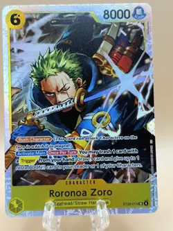 Roronoa Zoro ST29-014 Parallel Starter Deck Promo One Piece Card English - Image 1