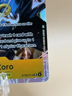 Roronoa Zoro ST29-014 Parallel Starter Deck Promo One Piece Card English - Image 3