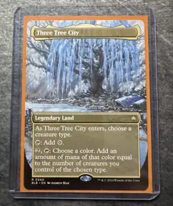 Three Tree City (Borderless) (0340) Bloomburrow Regular - Image 1