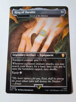 Ring of Barahir UB: Commander: the Lord of the Rings MTG Regular - Image 1