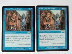 2 Ertai, Wizard Adept Exodus MTG NM Free shipping with tracking - Image 1