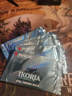Magic the Gathering Ikoria Lair of Behemoths Foil Promo Pack Factory Sealed x 5 - Image 2