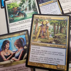 Whole COMMANDER Magic Deck - Heaven to Earth = Sygg, River Guide Lorwyn MERFOLK - Image 1