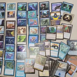 Whole COMMANDER Magic Deck - Heaven to Earth = Sygg, River Guide Lorwyn MERFOLK - Image 2