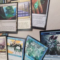 Whole COMMANDER Magic Deck - Heaven to Earth = Sygg, River Guide Lorwyn MERFOLK - Image 5