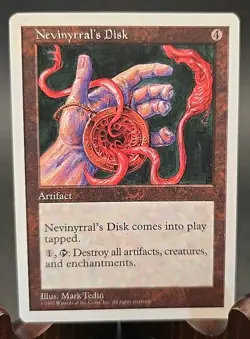 Nevinyrral's Disk MTG Core Set 5th Edition Regular Lightly Played - Image 1