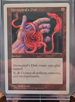 Nevinyrral's Disk MTG Core Set 5th Edition Regular Lightly Played - Image 3