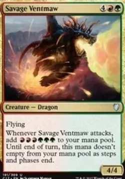 1x Savage Ventmaw Moderate Play MTG Magic - Kid Icarus - - Image 1