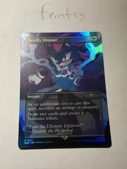 Magic the Gathering Deadly Dispute Rare Foil NM Sonic Secret Lair Ships Same Day - Image 1