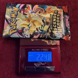 SUPER HEAVY! 22.48g 🌟Ascended Heroes🌟 Pokemon TCG Booster Pack. Sealed - Image 1