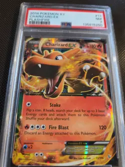 CHARIZARD EX FLASHFIRE 2014 POKEMON XY #11 - PSA NM 7 - Image 4