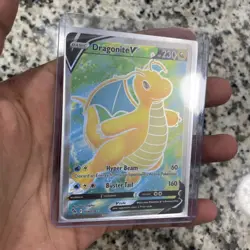 Dragonite V (Full Art) 076/078 Pokemon GO Holo - Image 1