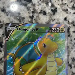 Dragonite V (Full Art) 076/078 Pokemon GO Holo - Image 2