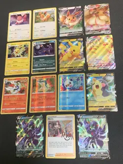 Pokemon LOT of 15 Black Star Promos SWSH Series - Eevee / Umbreon / Pikachu NM - Image 1