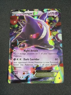 Pokemon Gengar EX 34/119 - XY Phantom Forces - Holo - Image 1