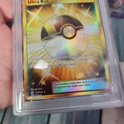 Pokemon TCG Ultra Ball 161/149 Sun & Moon SM Base Set Secret Rare PSA 10 - Image 3