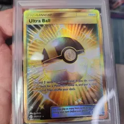 Pokemon TCG Ultra Ball 161/149 Sun & Moon SM Base Set Secret Rare PSA 10 - Image 4