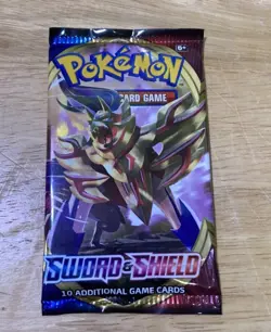 Pokemon Sword and Shield Trading Card Game Booster Pack 820650806520 - Image 1