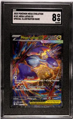 2025 Pokemon Mega Latias ex 181/132 Me01: Mega Evolution Holo - Image 1
