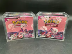 Lot of (2) Pokemon TCG Fusion Strike Booster Boxes SEALED w/Acrylics - Image 1