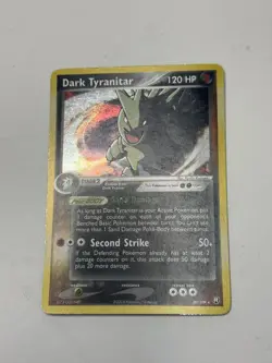 Pokemon Dark Tyranitar EX Team Rocket Returns 20/109 Holo Mod Play - Image 3