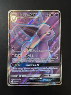 Pokemon TCG - Espeon GX 140/149 Sun & Moon- Ultra Rare Holo - LP - Image 2