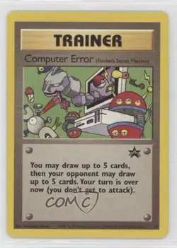 Computer Error Pokemon WOTC Black Star #16 1999 - Image 1