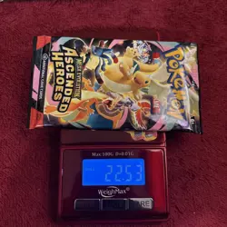SUPER HEAVY! 22.53g 🌟Ascended Heroes🌟 Pokemon TCG Booster Pack. Sealed - Image 1
