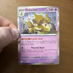 Alakazam Prerelease Promo - Pokemon Mega Evolution Base Set MEP 003 (LP) - Image 1