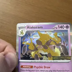 Alakazam Prerelease Promo - Pokemon Mega Evolution Base Set MEP 003 (LP) - Image 3